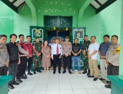 Polres Takalar Berikan Pengamanan Perayaan Ibadah Natal di Gereja OIKUMENE IMANUEL