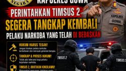 LIN Desak Kapolres Gowa Perintahkan Timsus 2 Segera Tangkap Kembali Pelaku Narkoba Yang Telah Di Bebaskan