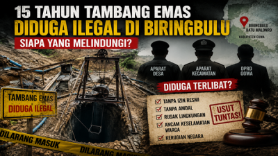 Tambang Emas Diduga Berjalan Mulus, Pertanyaan Besarnya: Siapa yang Melindungi?