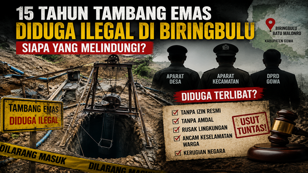 Tambang Emas Diduga Berjalan Mulus, Pertanyaan Besarnya: Siapa yang Melindungi?