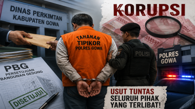 Poros Rakyat Indonesia Apresiasi Tipikor Gowa, Minta Jaringan Korupsi PBG Dibongkar Tuntas