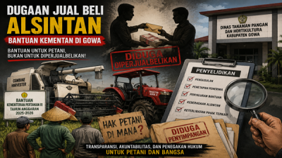 Bantuan Alsintan untuk Petani Diduga Diperjualbelikan, Penyaluran di Gowa Dipertanyakan